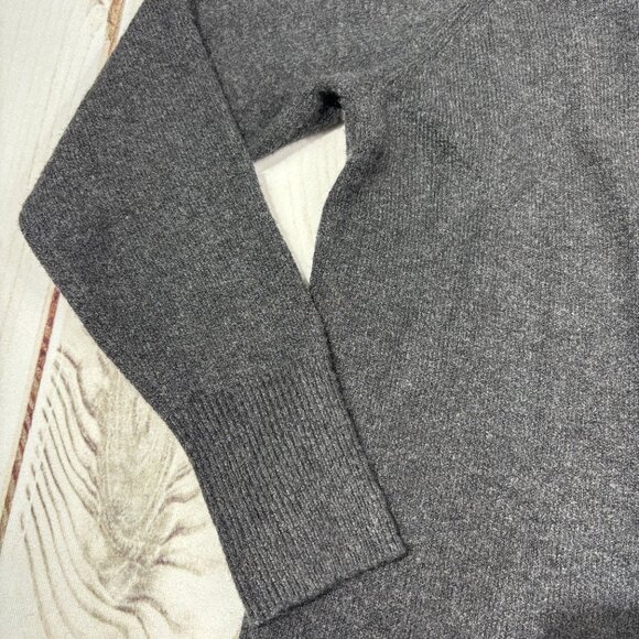 NEW Candies Junior's XL Sweater Dress Long Tunic Cowl Neck Charcoal Gray NWT - Picture 10 of 16